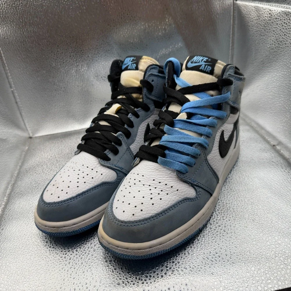 Size 6.5Y Jordan 1 Retro High OG University Blue (GS) Boys Sneakers 575441-134‎